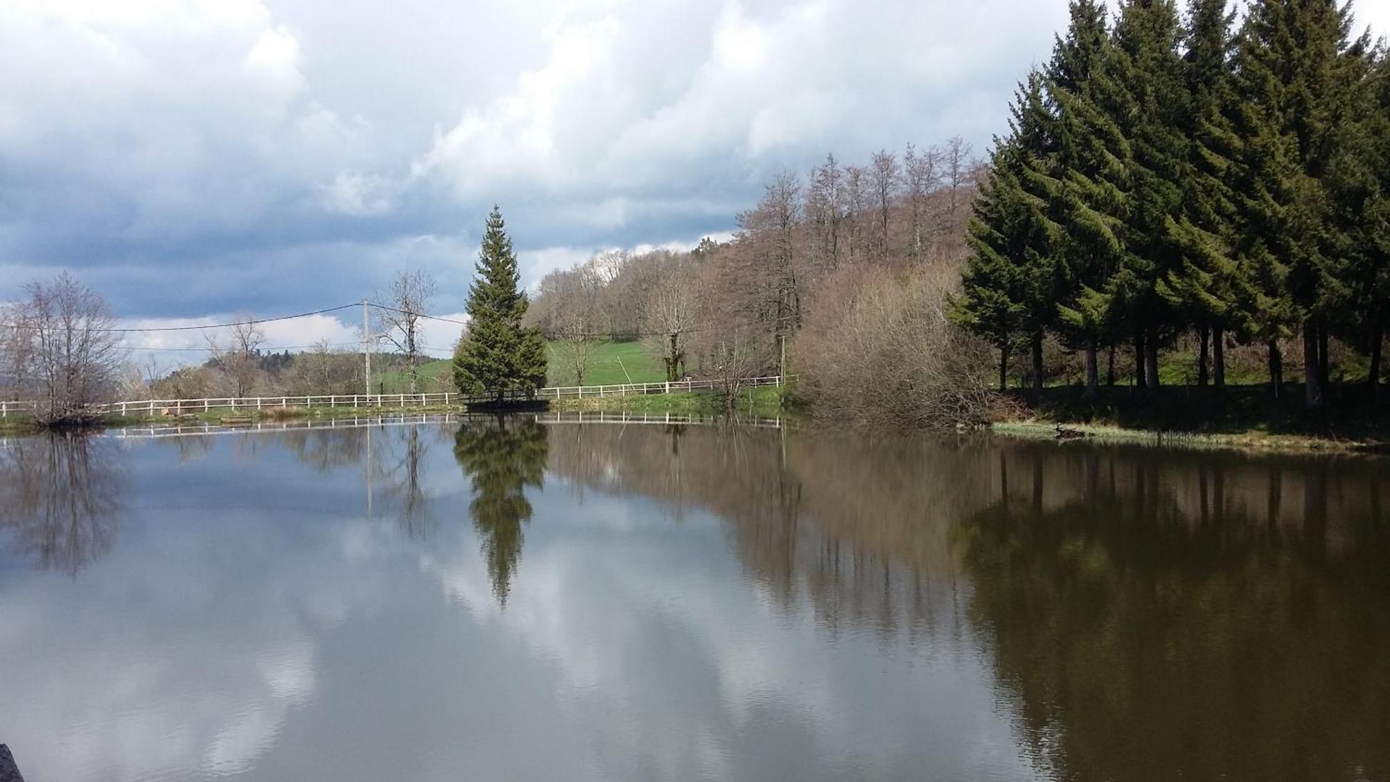 Camping De Flechat Hotel Orcival Eksteriør billede